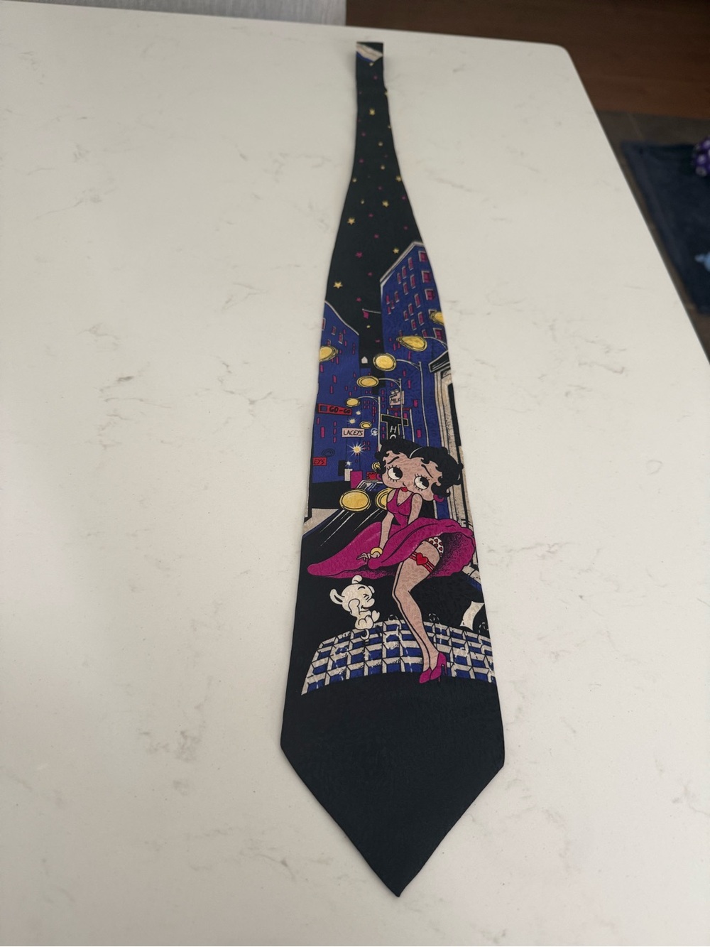 Vintage Betty Boop silk tie